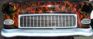 55 Chev Front