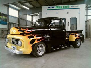 Beach Hop Truck Flames