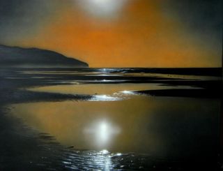 Sunset at Maori Bay, Raglan