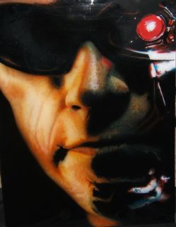 Arnie as The Terminator