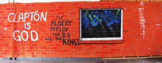 Stage Backdrop for a Blues Festival