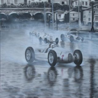 '38 Monaco Grand Prix tryptich