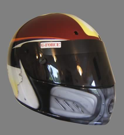 Blast from the Past Funny Car driver Helmet