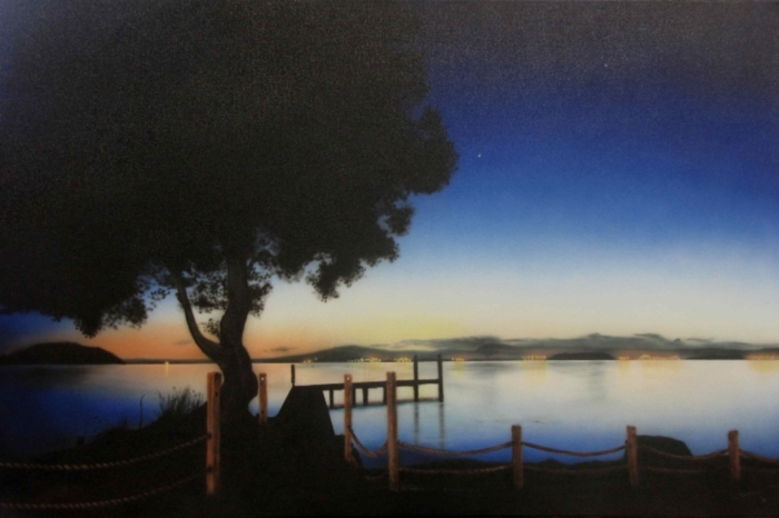 Lake Rotorua  at dawn