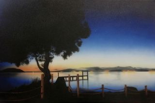 Lake Rotorua at dawn